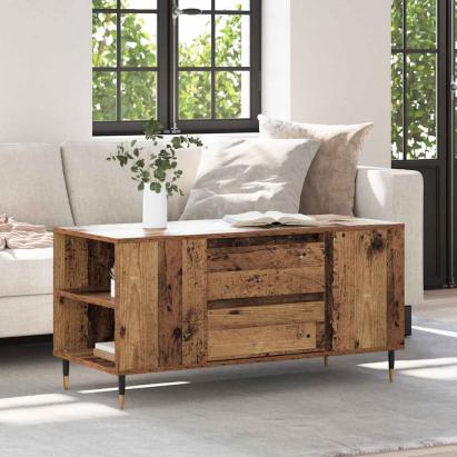 Masă de cafea Lemn vechi 102 x 44.5 x 50 cm Lemn compozit GartenMobel Dekor