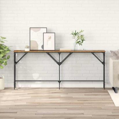 Masă de consolă Lemn vechi 180 x 29 x 75 cm Lemn compozit GartenMobel Dekor