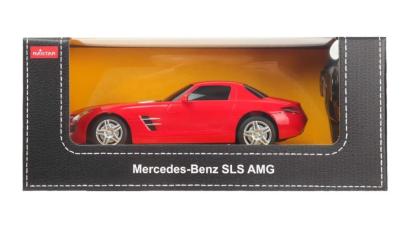 MASINA CU TELECOMANDA MERCEDES-BENZ SLS AMG ROSU SCARA 1 LA 24 SuperHeroes ToysZone