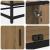 Cabinet TV stejar artizanal 240 x 35 x 41 cm Lemn compozit GartenMobel Dekor