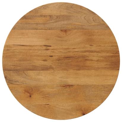 Blat de masă rotund, Ø 90x2,5 cm, lemn masiv de mango brut GartenMobel Dekor