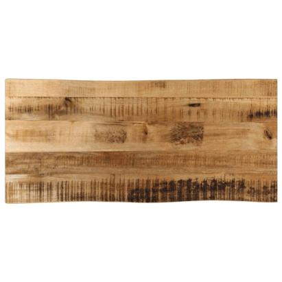 Blat masă, contur natural, 100x40x2,5 cm, lemn masiv mango brut GartenMobel Dekor
