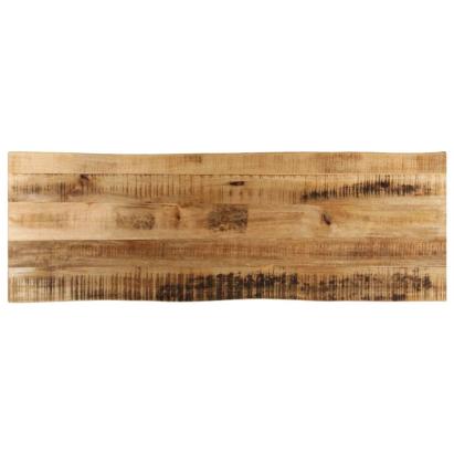 Blat de masă contur natural 120x40x2,5 cm lemn masiv mango brut GartenMobel Dekor