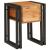 Măsuță laterală 30 x 30 x 40 cm Lemn solid de acacia și metal GartenMobel Dekor