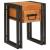 Măsuță laterală 30 x 30 x 40 cm Lemn solid de acacia și metal GartenMobel Dekor