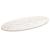 Blat de masă, alb, 110x55x2,5 cm, lemn masiv de pin, oval GartenMobel Dekor