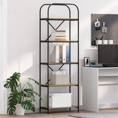 Raft pentru cărți stejar artizanal 60 x 30 x 183 cm GartenMobel Dekor