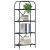 Raft pentru cărți Stejar negru 60 x 30 x 146 cm Lemn compozit GartenMobel Dekor