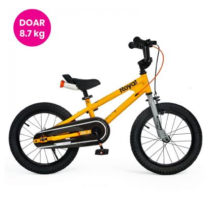 Bicicleta Copii Royal Baby Freestyle 7.0 NF - 16 Inch, Galben Ultimate FactoryBikes