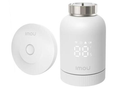 Kit robinet termostatic calorifer pe baterii si hub Imou TRV1, control vocal de pe telefon, Display LCD, Wi-Fi + Zigbee, KIT-TRV1-EU-2 SafetyGuard Surveillance