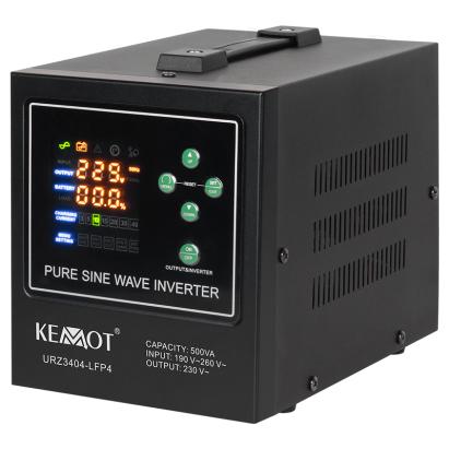 UPS centrala termica, 500 VA, 300 W, 12 V, Kemot, URZ3404-LFP4, Kemot-500-LFP4, functii multiple, sinusoida pura SafetyGuard Surveillance