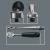Clichet reversibil, WERA 8004 C Zyklop Metal Ratchet, 1/4" Wera 05004004001 HardWork ToolsRange