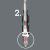 Bit 851/1 BTZ, PH2x25mm, Wera 05056422001 HardWork ToolsRange