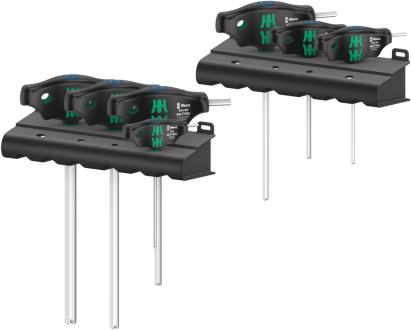 Set de chei hexagonale tip "T", 454/7 HF Set 1, 7 bucati, Wera 05023450001 HardWork ToolsRange