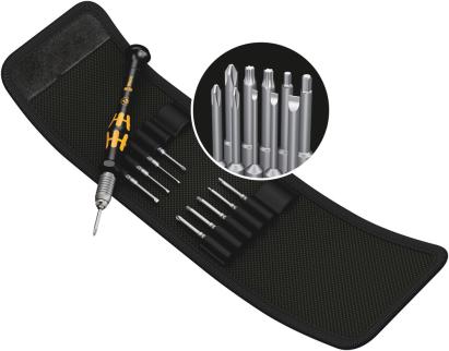 Set maner surubelnita cu biti, 11 bucati, Wera 05073670001 HardWork ToolsRange