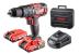 Bormasina cu percutie fara perii 20V 2x2Ah 62Nm RDI-CDB02 HardWork ToolsRange