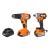 Bormasina percutie si cheie brushless 18V 4A 2Ah BK-CDIBIW3 HardWork ToolsRange