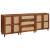 Set de bufet 3 pcs Maro 180 x 33 x 75 cm Lemn masiv de mango GartenMobel Dekor