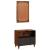 Mobilier pentru baie cu ușă 2 pcs 62 x 33 x 58 cm Lemn de mango solid GartenMobel Dekor