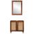 Mobilier pentru baie cu ușă 2 pcs 62 x 33 x 58 cm Lemn de mango solid GartenMobel Dekor