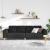 Set de canapea Negru țesătură GartenMobel Dekor