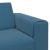 Set de canapea albastru Catifea GartenMobel Dekor
