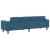 Set de canapea albastru Catifea GartenMobel Dekor