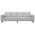 Set de canapea Gri deschis Catifea GartenMobel Dekor
