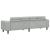 Set de canapea Gri deschis Catifea GartenMobel Dekor