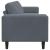 Set de canapea Gri închis Catifea GartenMobel Dekor
