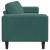 Set de canapea Verde închis Catifea GartenMobel Dekor