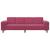 Set de canapea bordo Catifea GartenMobel Dekor