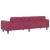 Set de canapea bordo Catifea GartenMobel Dekor