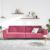Set de canapea bordo Catifea GartenMobel Dekor