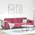 Set de canapea bordo Catifea GartenMobel Dekor