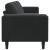 Set de canapea Negru Catifea GartenMobel Dekor