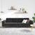 Set de canapea Negru Catifea GartenMobel Dekor