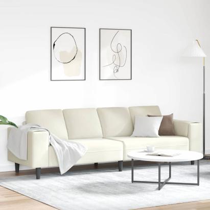 Set de canapea Crem Catifea GartenMobel Dekor