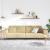 Sofa din material textil Gri Verde 208 cm Țesătură de catifea GartenMobel Dekor