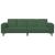 Sofa din material textil Verde închis 208 cm Țesătură de catifea GartenMobel Dekor