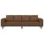 Set de canapea Maro Piele ecologică de suede GartenMobel Dekor