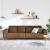 Set de canapea Maro Piele ecologică de suede GartenMobel Dekor