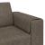 Set de canapea Gri închis Piele ecologică de suede GartenMobel Dekor
