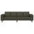 Set de canapea Verde militar Piele ecologică de suede GartenMobel Dekor