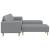 Set de canapea 3 pcs Gri deschis țesătură GartenMobel Dekor