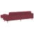 Set de canapea 3 pcs bordo țesătură GartenMobel Dekor