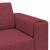Set de canapea 3 pcs bordo țesătură GartenMobel Dekor