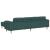Set de canapea 3 pcs Verde închis țesătură GartenMobel Dekor