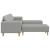 Set de canapea 3 pcs Gri de nor țesătură GartenMobel Dekor