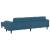 Set de canapea 3 pcs albastru Catifea GartenMobel Dekor